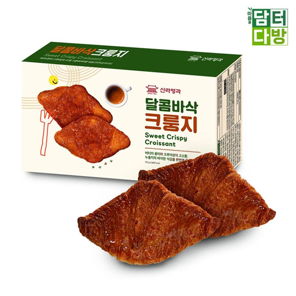 신라명과 달콤바삭 크룽지 25g x 15입 x 2박스