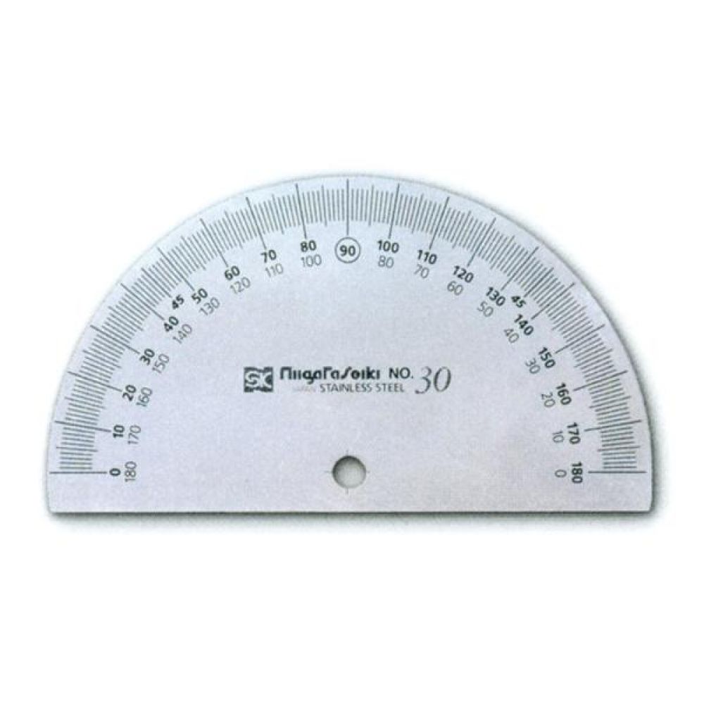 SK 분도기 반원판 180도 210mm NO192-200 1233104