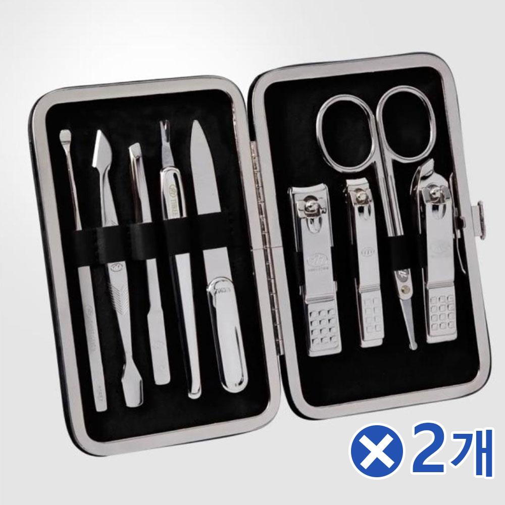 고급 네일케어 손톱깎이세트-블랙x2개 발톱깎기