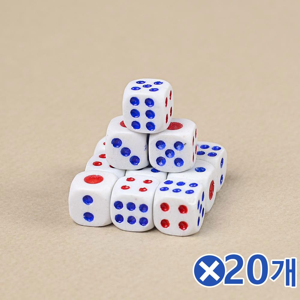 숫자놀이 주사위 12개세트x20개 주사위던지기 육면체