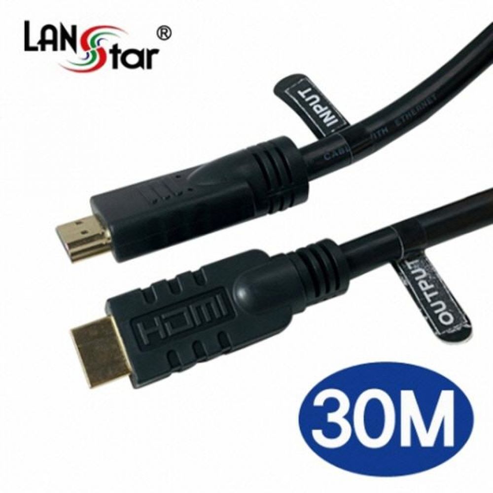 (10720)(LANstar) HDMI 2.0 리피터 케이블(IC칩셋) 30M