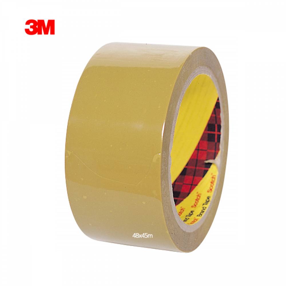 3M 베이지 OPP 택배 박스 포장 테이프 48x45m(50개입)