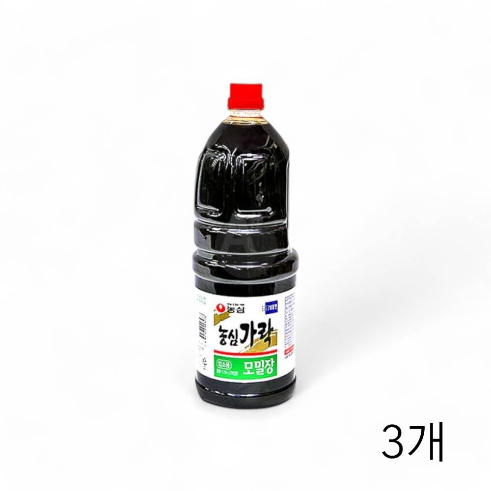 농심 가락 모밀장 1.8L X 3개 냉모밀소스 소바 국물 액상소스 판모밀 모밀국수소스