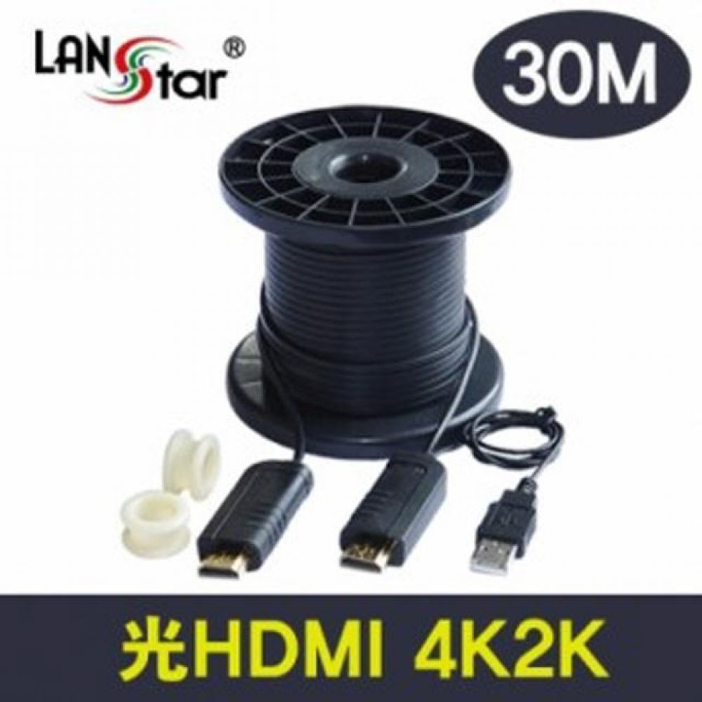 HDMI 1.4 광케이블 19P M/M Black Optical 4K 2K 60Hz 30M