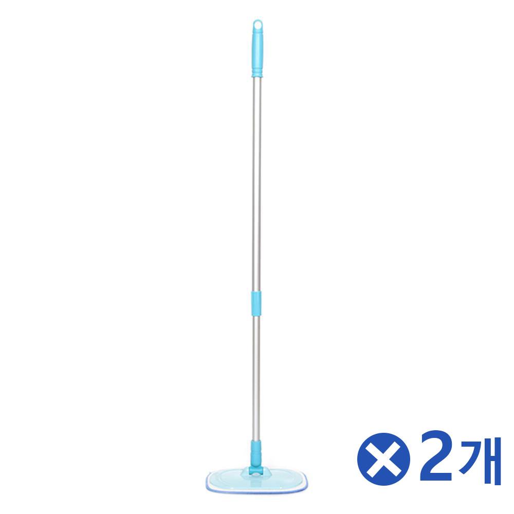 간편청소 극세사 원터치 밀대청소기x2개 밀대걸래