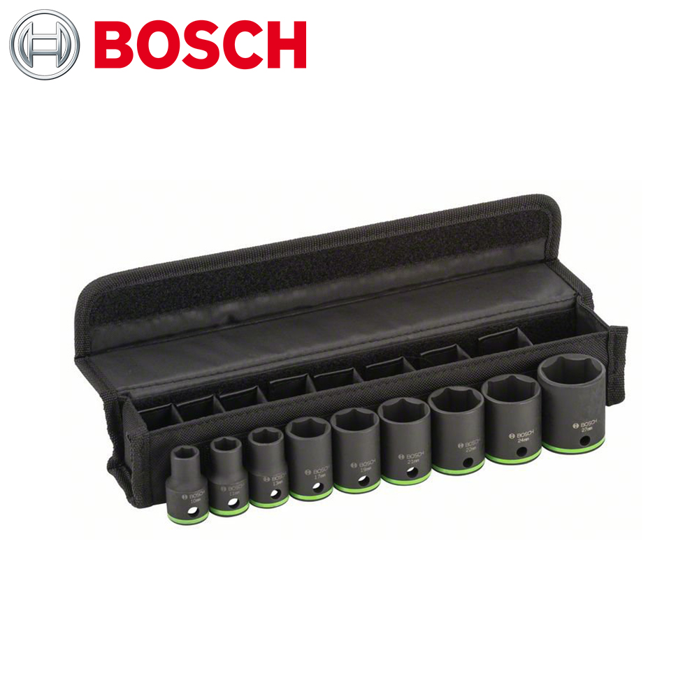 BOSCH 보쉬 임팩렌치용 9피스 소켓 세트_2608551100