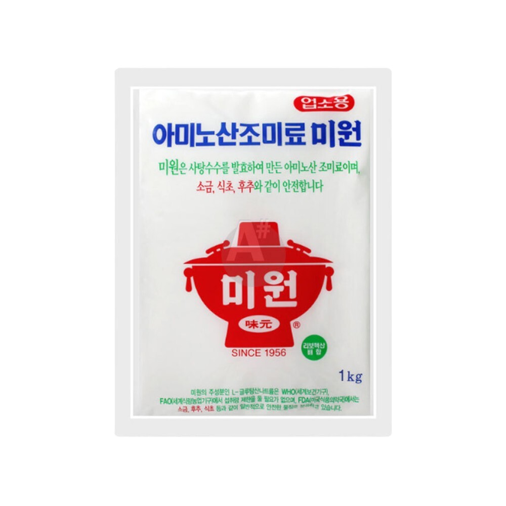 대상 감칠맛 미원 L-글루타민산나트륨 발효조미료 1kg X 20개