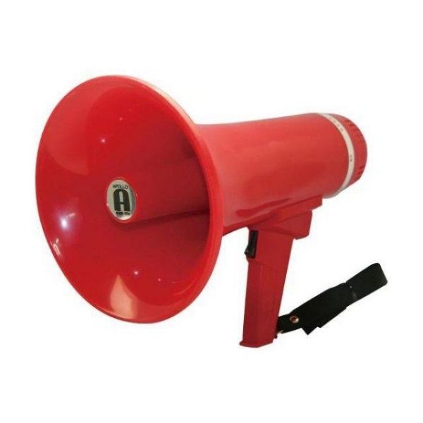 아폴로 메가폰 마이크  PA 335S(15W) 싸이렌손잡이