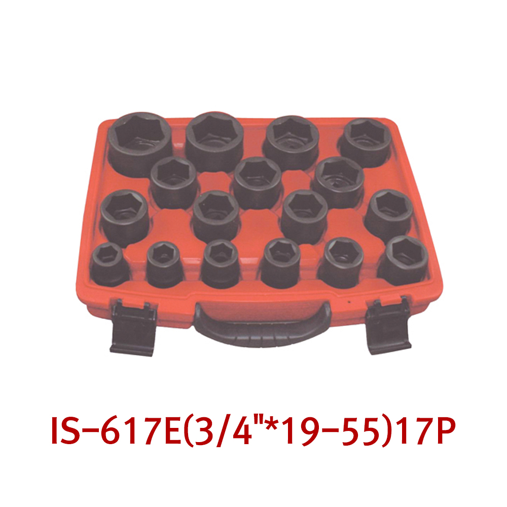 지니어스 임팩트 소켓세트 IS-617E 3/4인치 17PCS