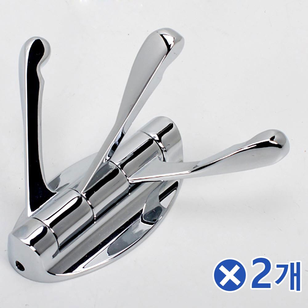 벽걸이 욕실 회전 옷걸이행거x2개 욕실수건걸이교체