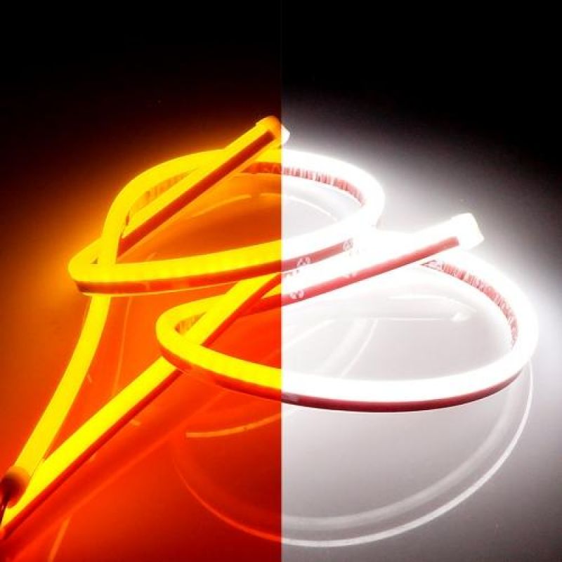 12V차량용 실리콘 면발광 아이라인용 2WAY LED바 60cm 자동차LED튜닝용품