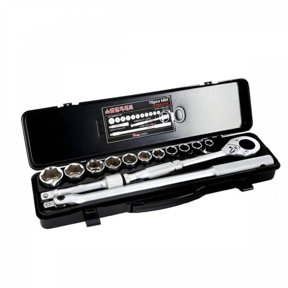 세신 6각12각 소켓렌치세트 1/2DR(mm) 16pcs