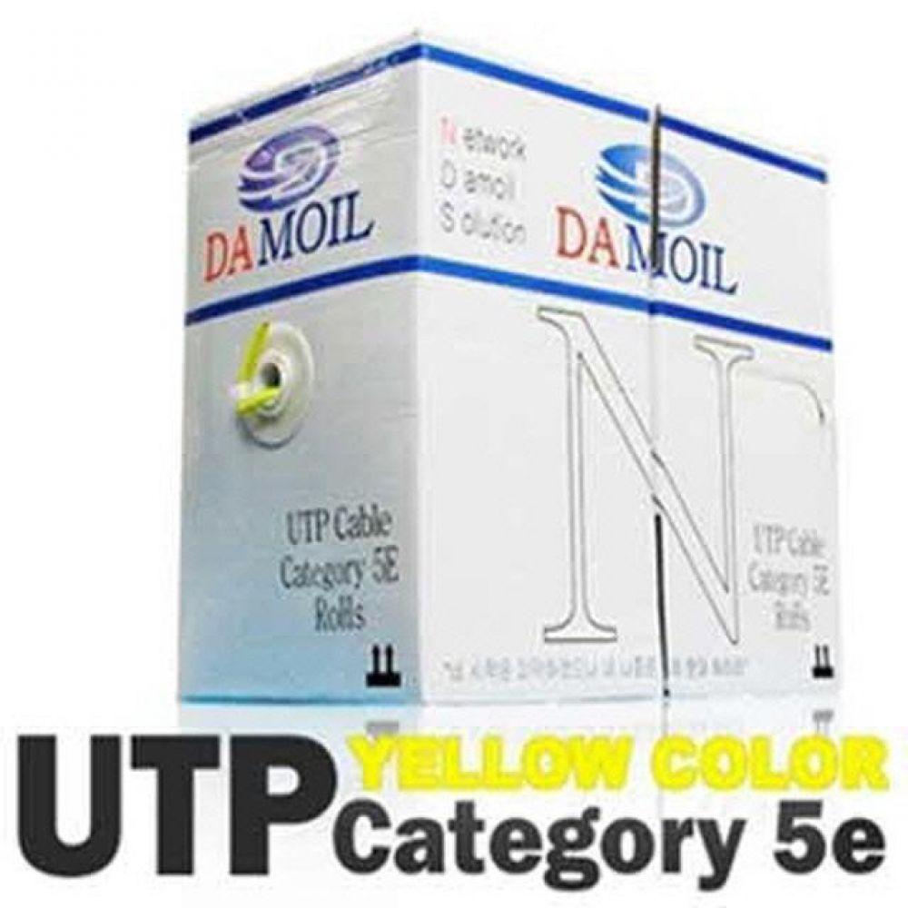 DA-UTP14P 300m(Category5e)-YELLOW/UTP/UTPBOX/랜/네트워크/케이블/랜케이블/컴퓨터부품(배송비3000원/묶음배송안됨)