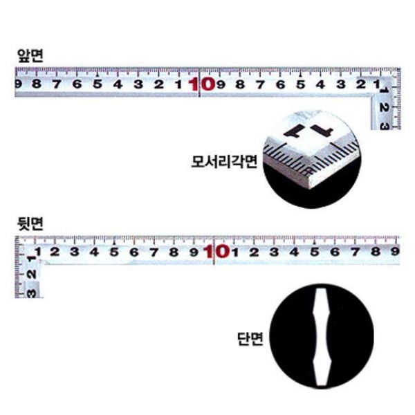 SHINWA 직각자 철공용 S 10030 383 0300