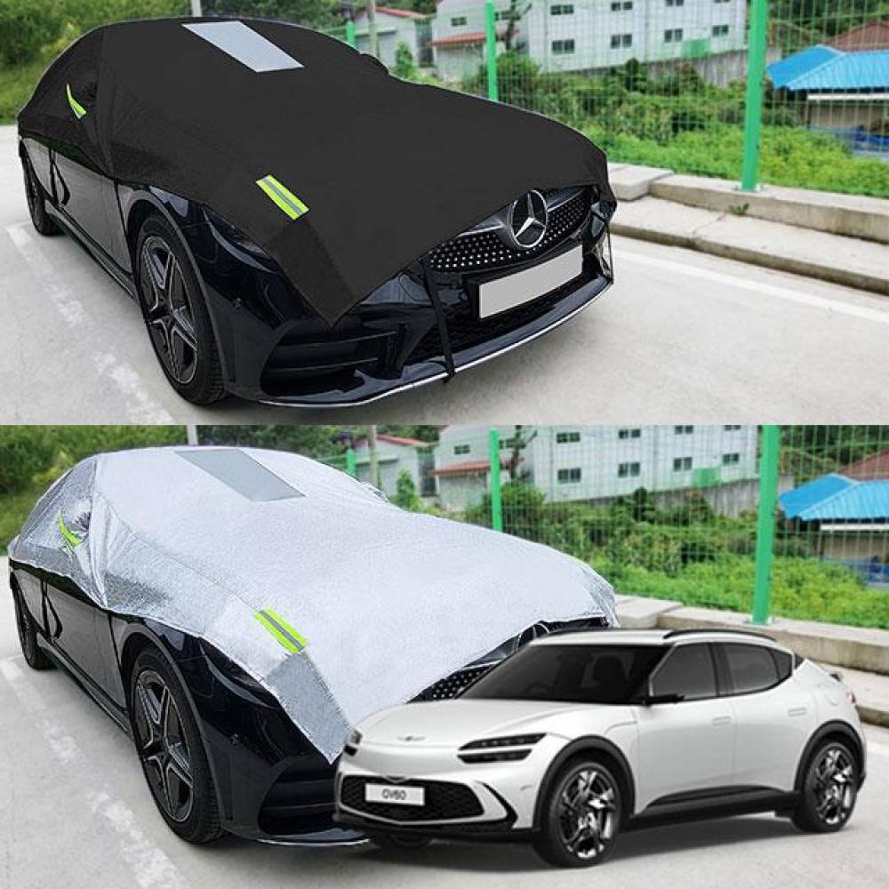 GV60 자동차커버 반커버 성에방지 커버
