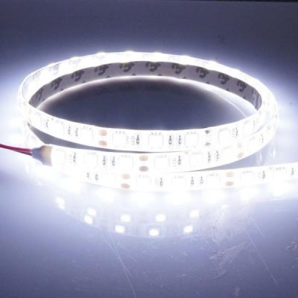 12V 고급형(밝기향상) 5050 3칩 LED바 화이트LED-5M(롤)