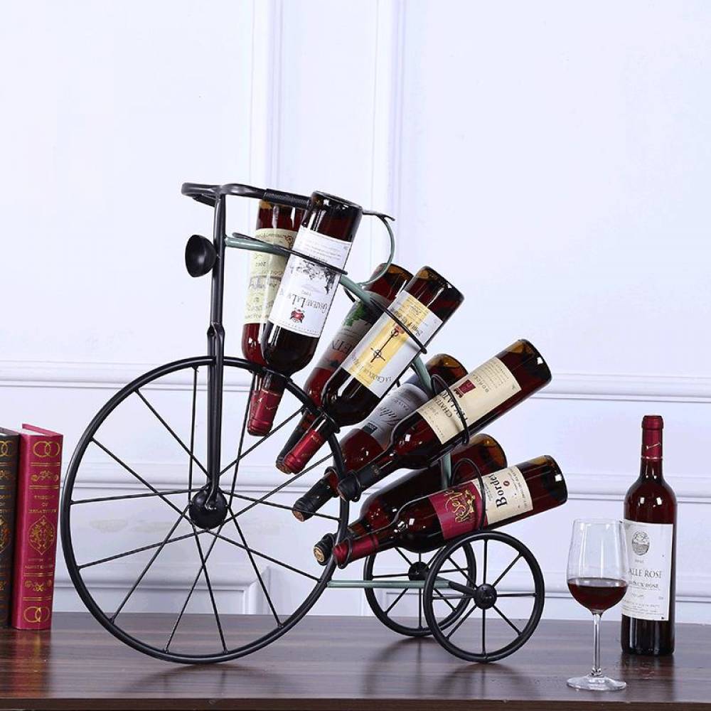 맥주 철제 자전거모양 엔틱 와인 거치대