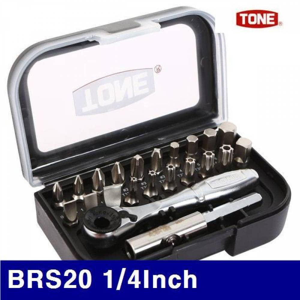 토네 2027117 비트라쳇세트 BRS20 1/4Inch 22PCS (1SET)