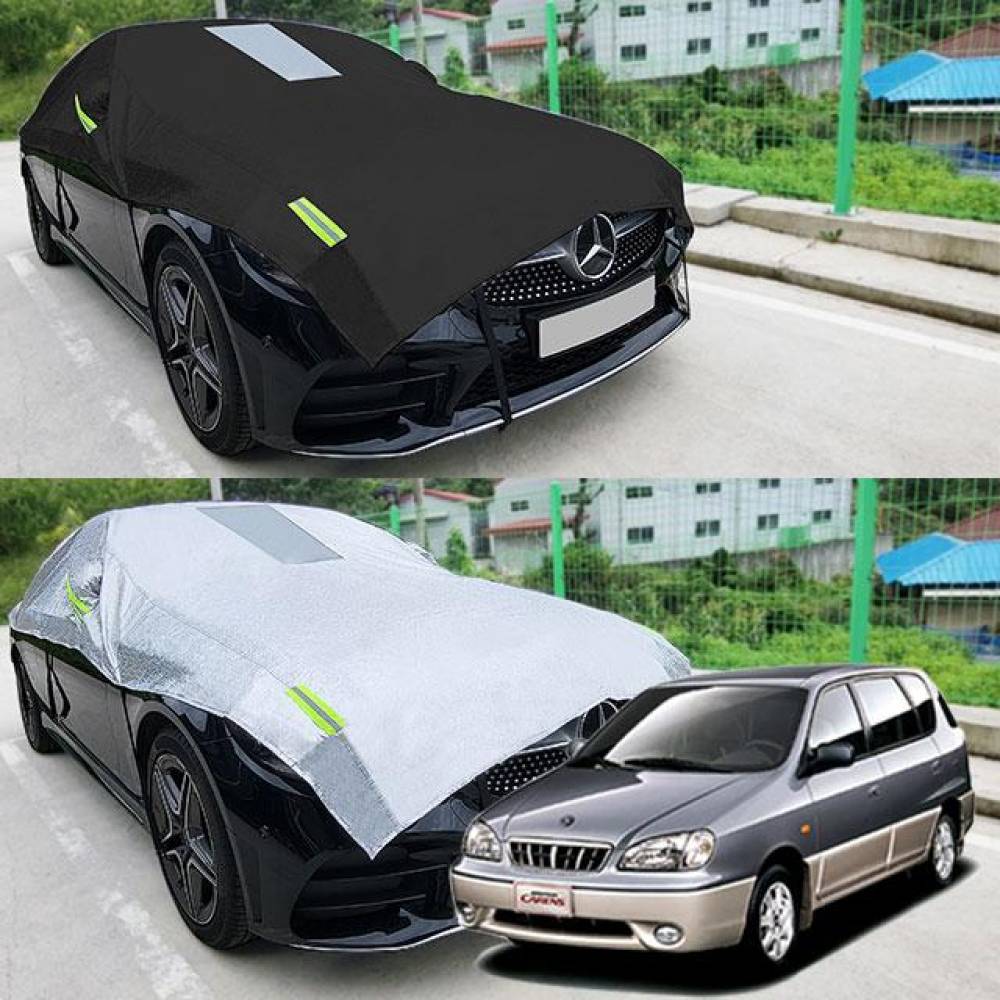 카렌스1 자동차커버 반커버 성에방지 커버
