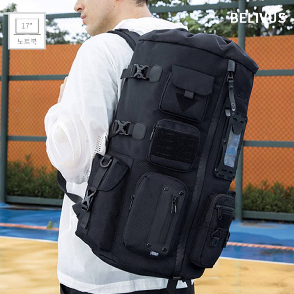 빌리버스 남자 백팩 BSZ510 노트북 17 수납가능 가방