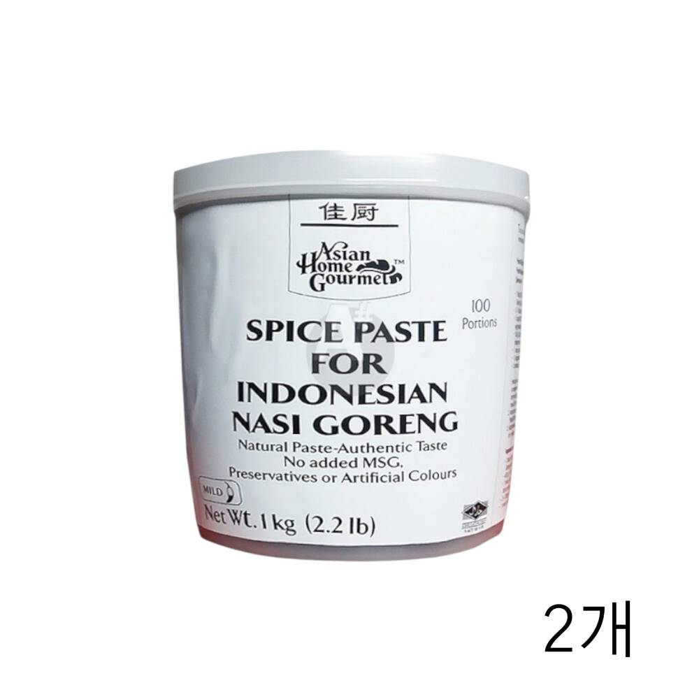 인도네시아 나시고랭 삼발 소스 1Kg X 2개 식당용 식자재 액상양념 조미액상소스 업소용