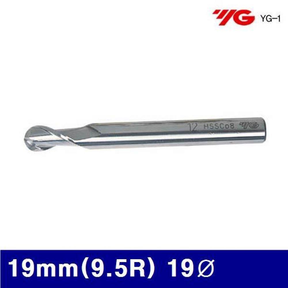 와이지원 3016622 2F 일반볼엔드밀 19mm(9.5R) 19파이 38 (1EA)