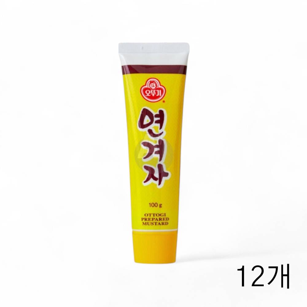 오뚜기 연겨자 튜브 100g X 12개 냉면겨자 냉채소스 고기찍어먹는소스 냉채족발소스