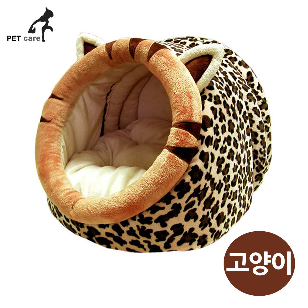 캐릭터하우스 고양이 브라운 강아지집 개집 강아지