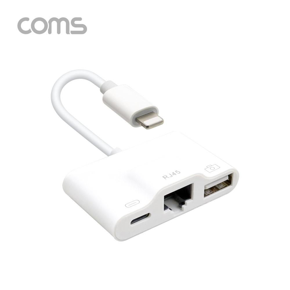 컨버터 3 1 10 100 LAN RJ45 USB 허브