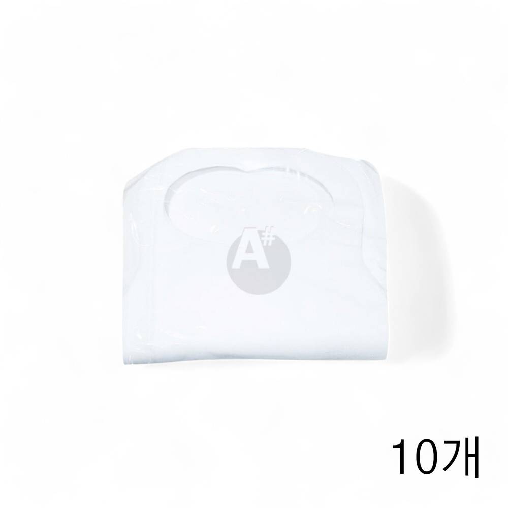 깔끔이 화이트 부직포 일회용 앞치마 (40X72cm) 100입 X 10개 식당 손님앞치마