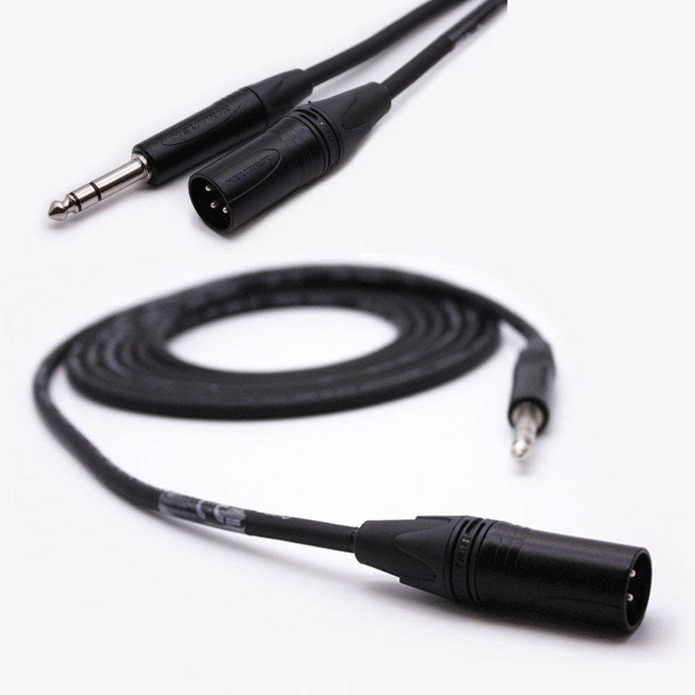 OWmt228 XLR-TRS 공연 BK 3m 음향 오디오케이블