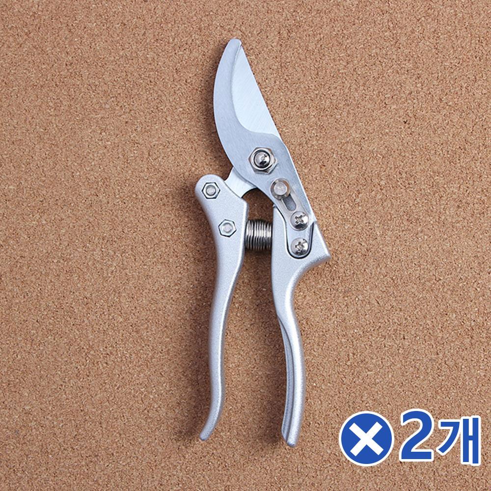 원예공구 전문가용 전지가위x2개 전정가위 적과가위