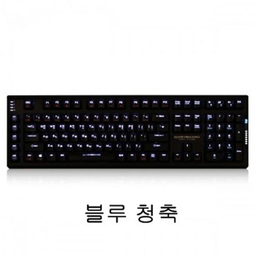 NKEYF1 LED 게이밍키보드 블루 청축