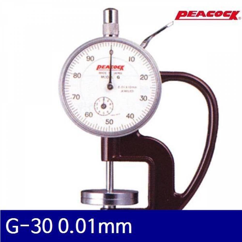 피코크 110-0306 다이얼 치크니스게이지x G-30 0.01mm 0-10mm (1EA)