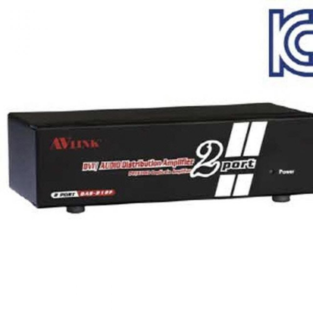 NETMate 고해상도 DVI 21 모니터 분배기 오디오포함