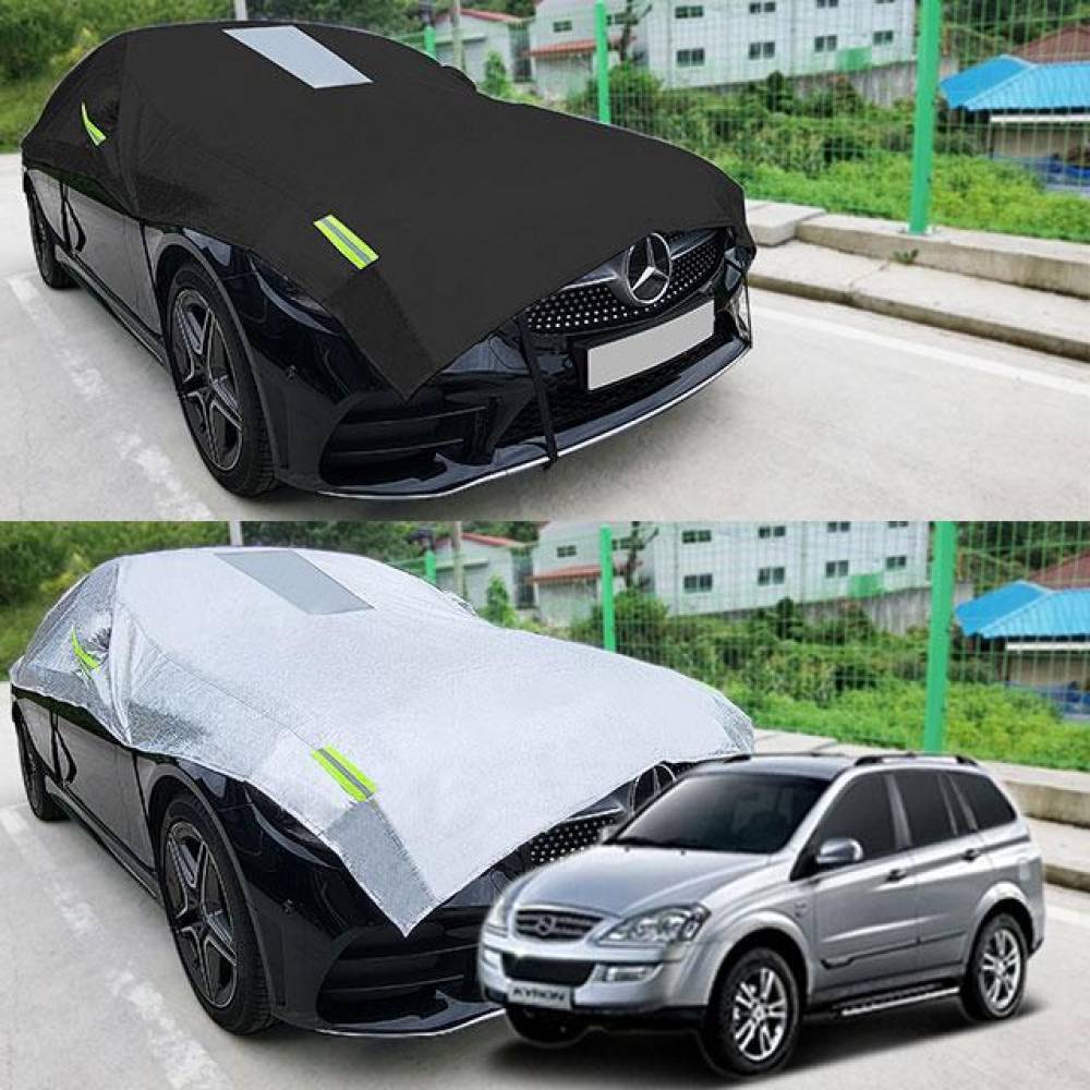 뉴카이런 자동차커버 반커버 성에방지 커버