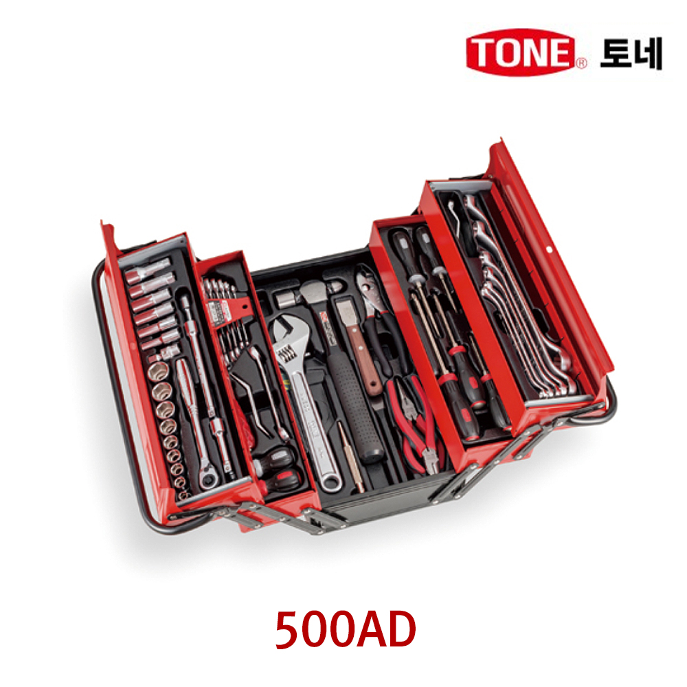TONE 토네 공구세트 61PCS 자동차정비용 메탈케이스