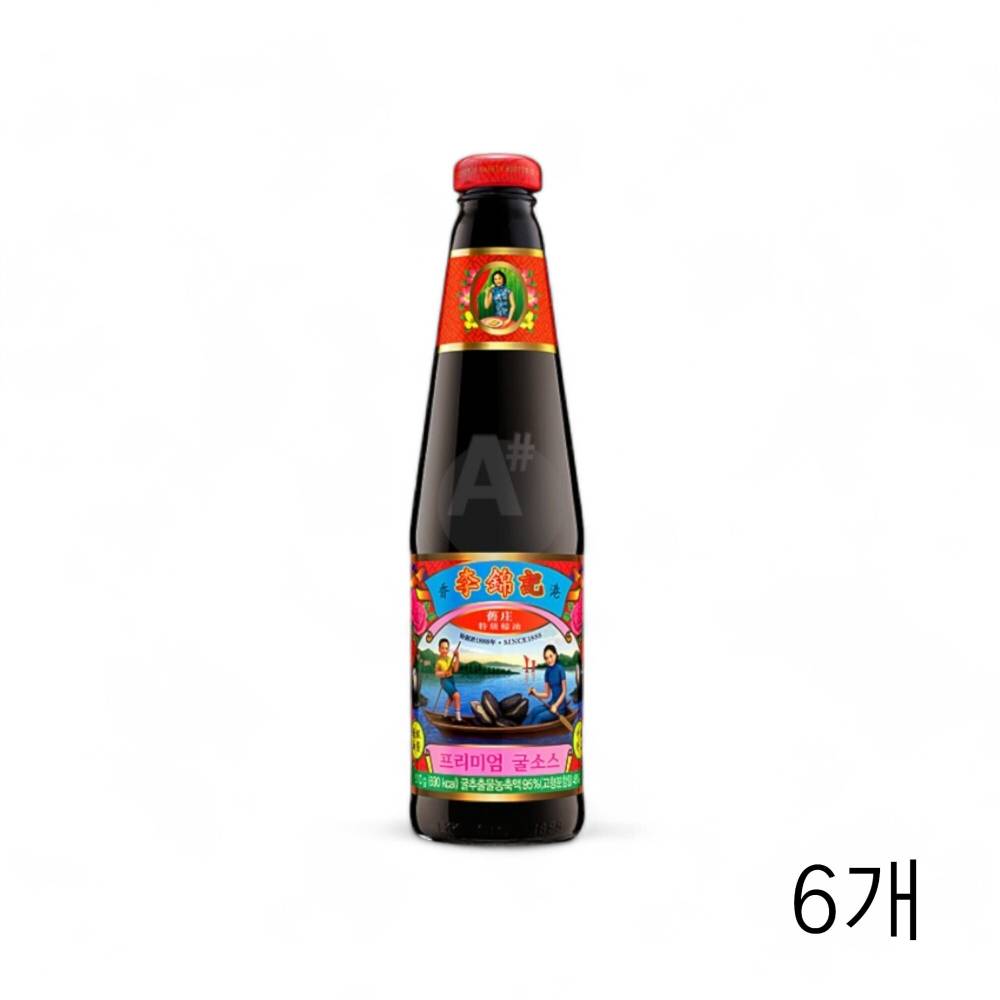 이금기 프리미엄 굴소스 510g X 6개 볶음밥 중국요리 중식굴소스 볶음요리 간편소스
