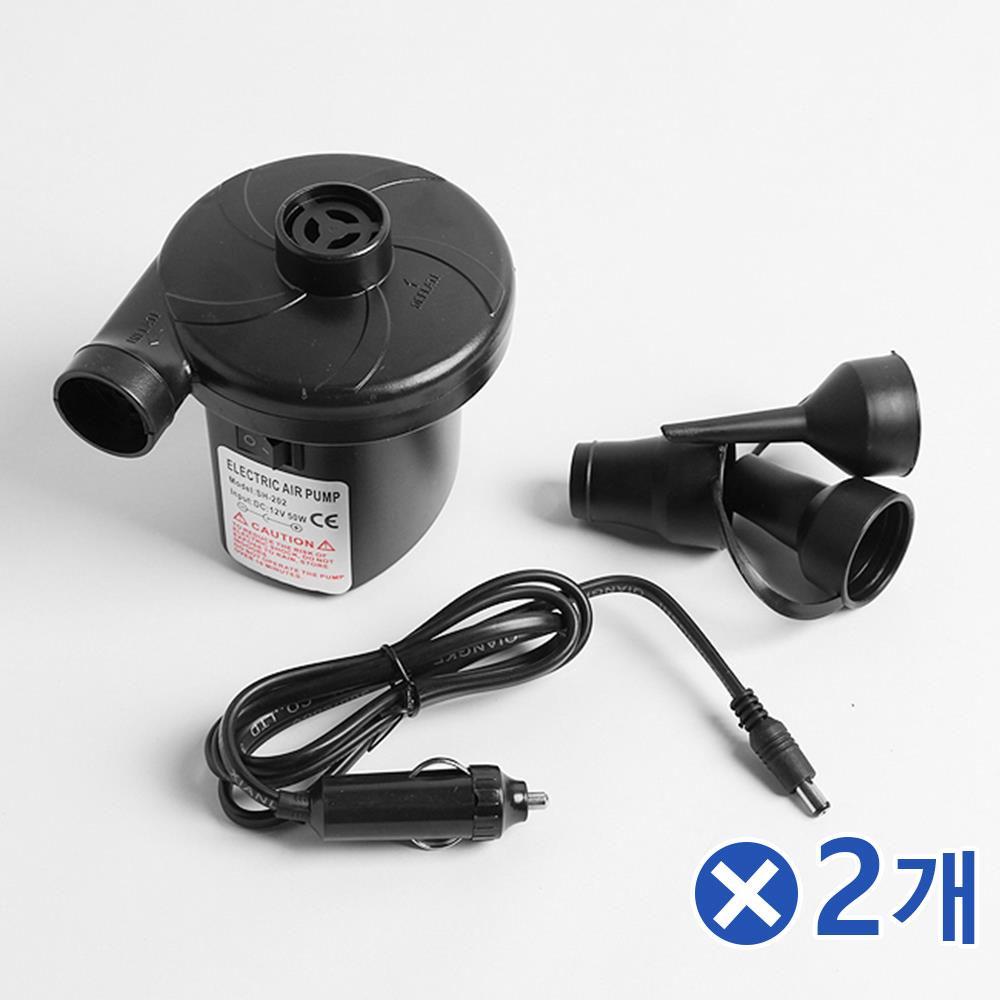 투에이 전동 에어펌프x2개 가정용에어펌프 튜브용펌프
