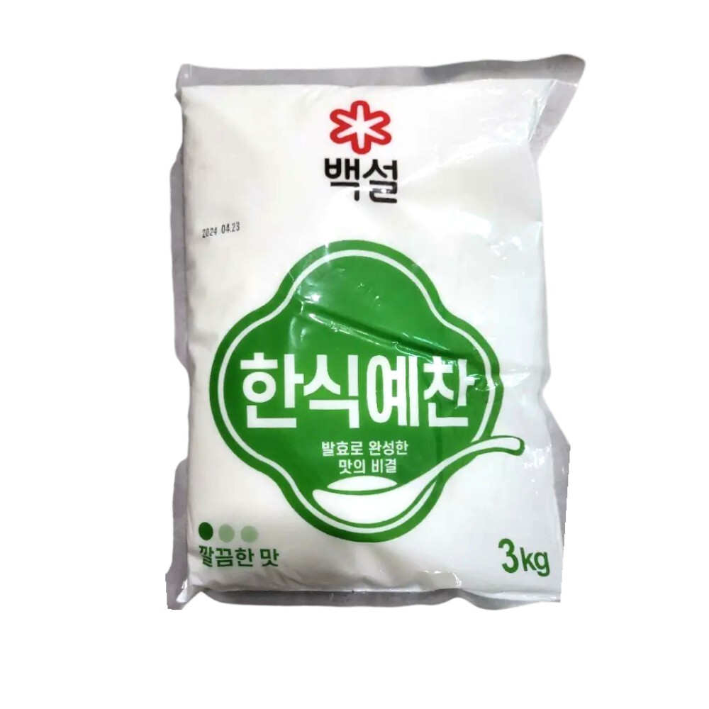 백설 한식예찬 발효조미료 3kg X 2개