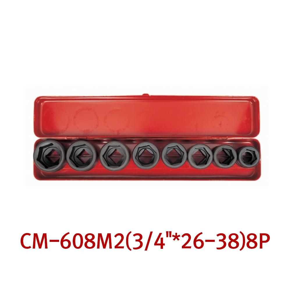지니어스 임팩트 소켓세트 CM-608M2 3/4인치 8PCS