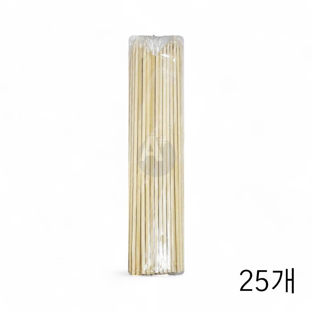 대나무꽂이 30cm 100입 X 25개  대나무꼬치 대나무꼬지 핫도그꽂이 닭꼬지 핫바꼬지