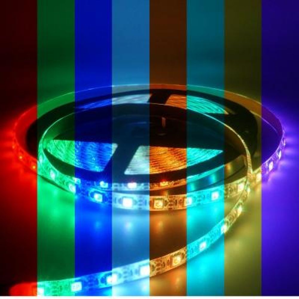 5V전용 LED바 5M롤 RGB LED/간접조명 인테리어 주방등 다용도