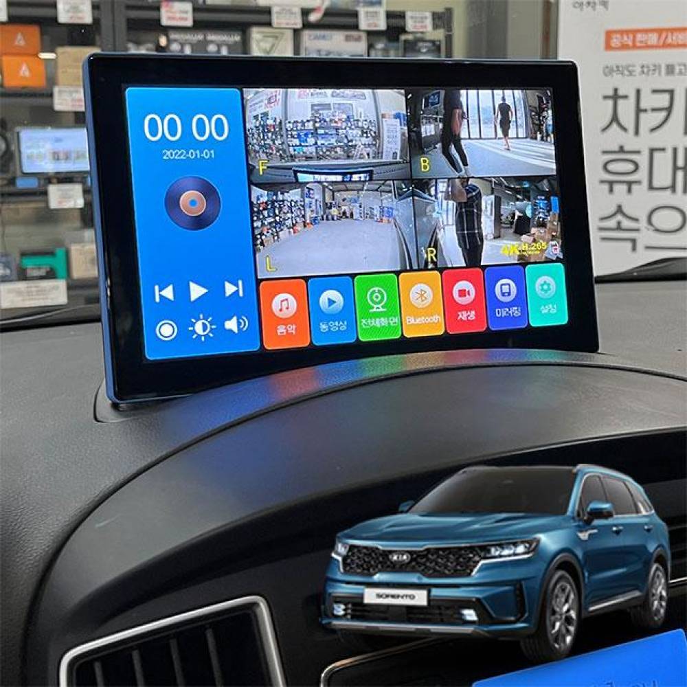 쏘렌토MQ4 제임스P 10.1인치 4채널블랙박스
