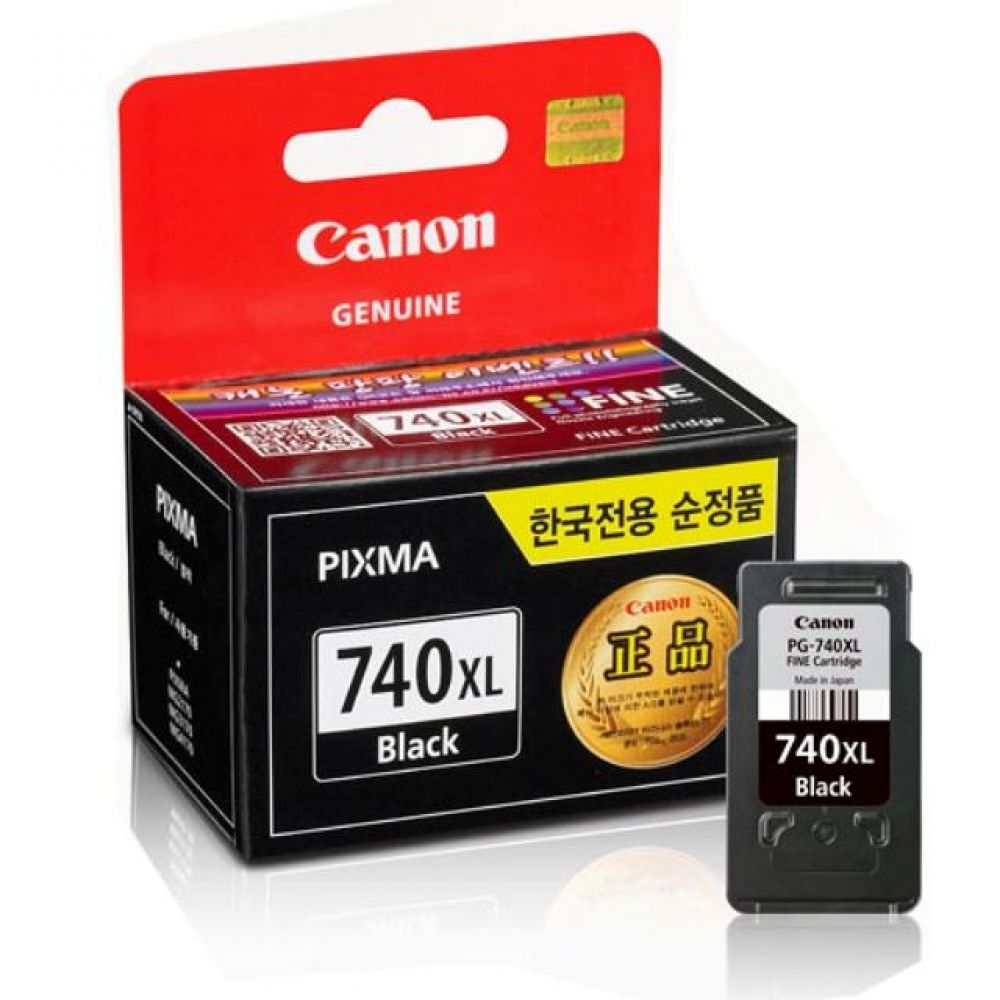 캐논 PG-740XL 정품잉크 검정(대용량 14ml) MG4270