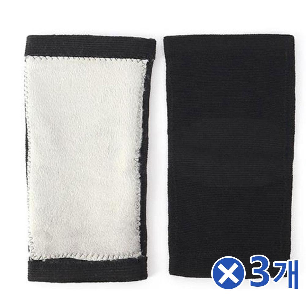 융모안감 겨울용 방한 무릎보호대 블랙 Mx3개