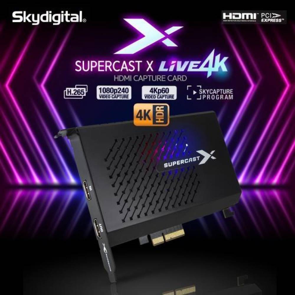 PCI-Express LIVE HDMI 4K 캡쳐 카드
