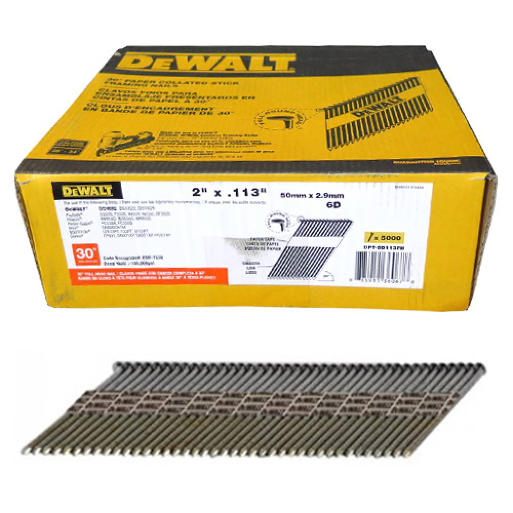 디월트 네일타정기핀 DPT-6D113FH 2.9 x 50mm 5000pcs