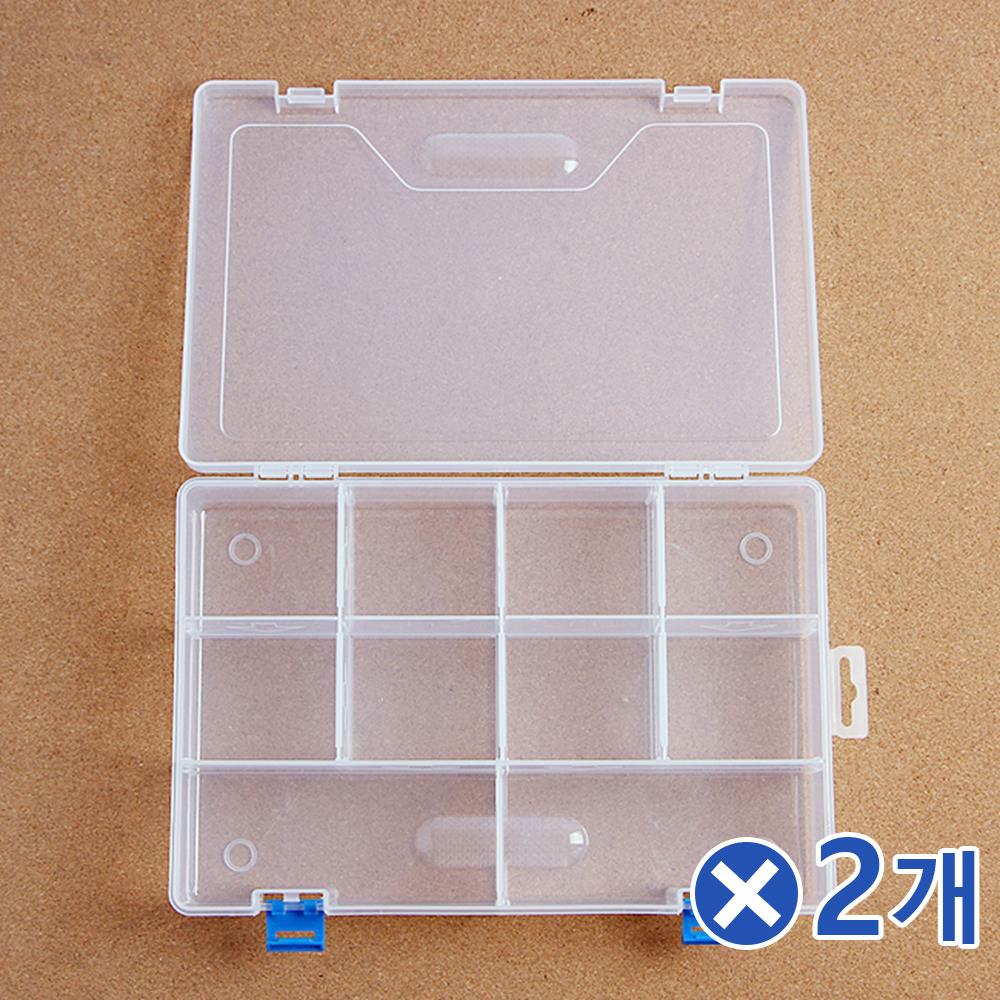작은소품정리 수납 멀티박스 10칸x2개 칸막이정리함