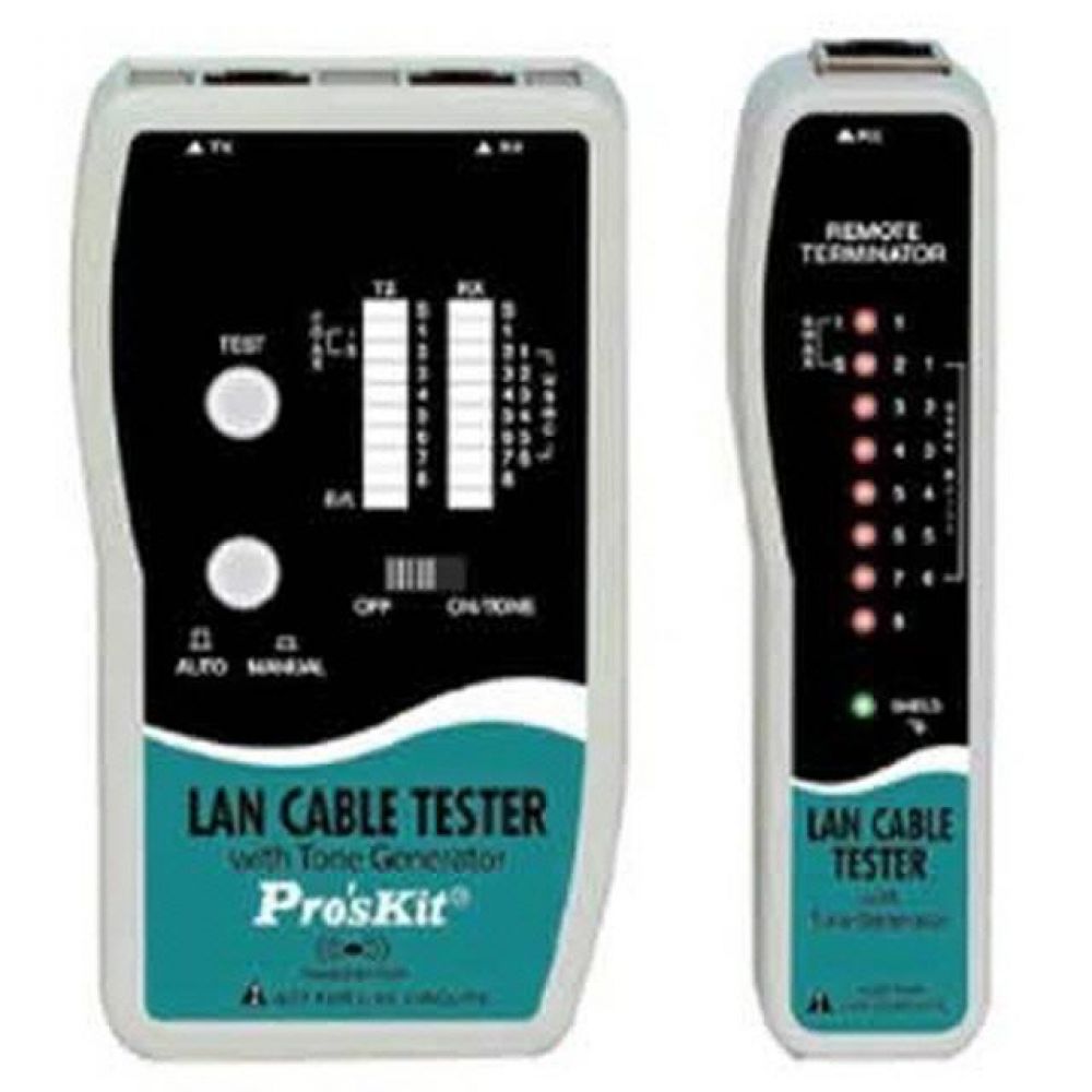 (PCD)(T8974) Prokit 랜 테스터기 - 분리형 BNC 케이블도 테스터 가능